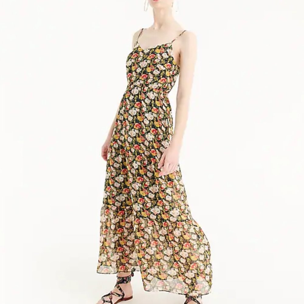 J.Crew Mercantile Floral Maxi Dress in TALL